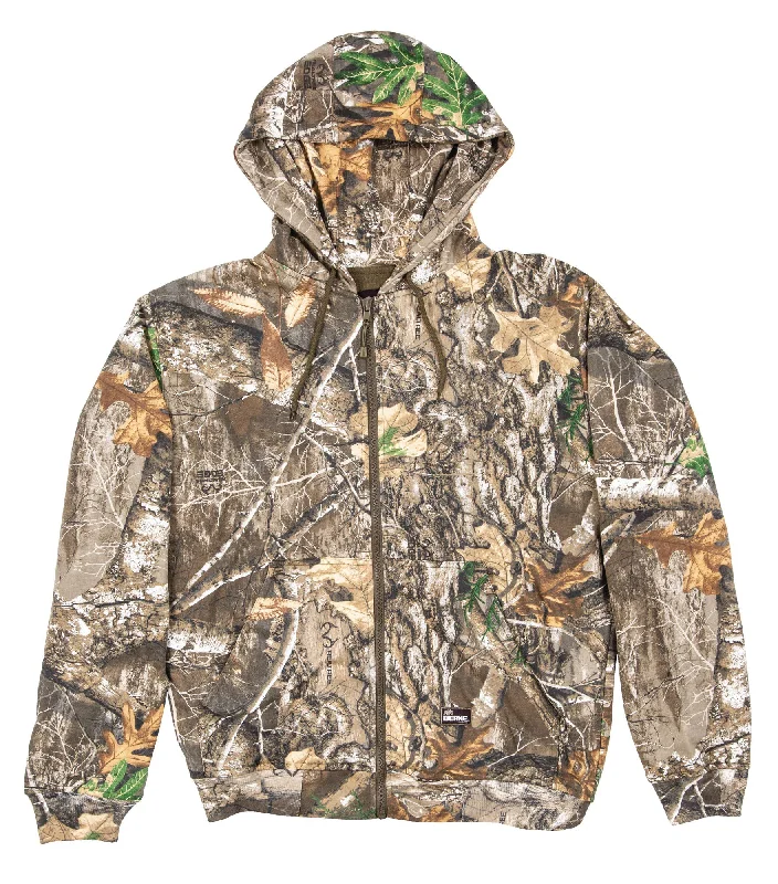 Berne Mens Realtree Edge Cotton Blend Hooded Sweatshirt