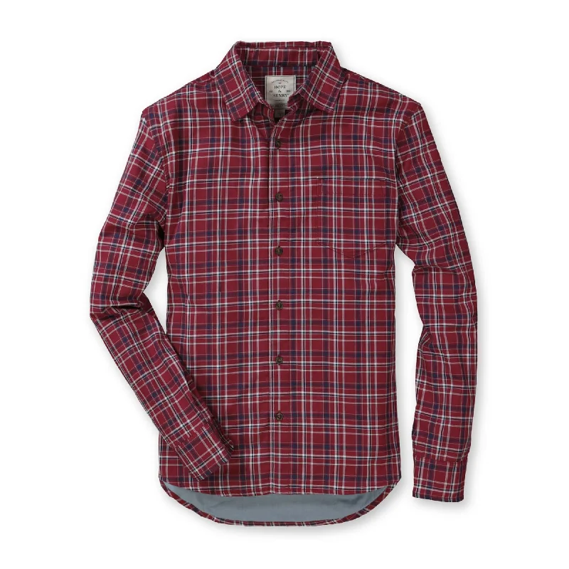 Convertible Double Weave Button Down Shirt