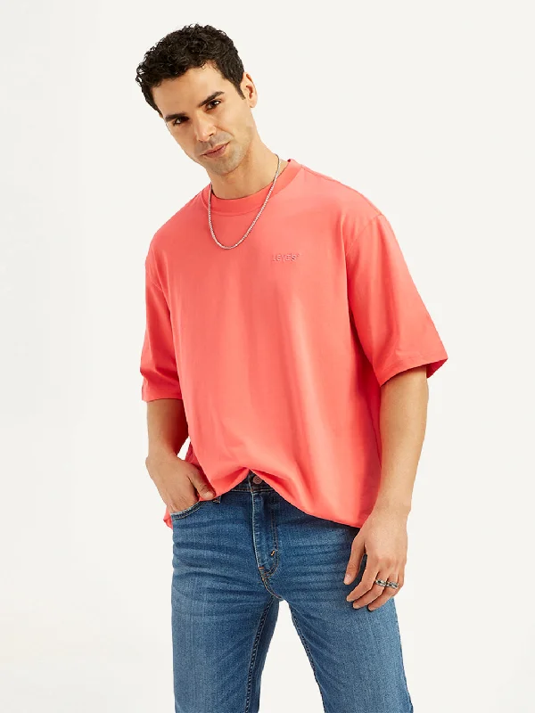 Men's Solid Loose Fit T-Shirt