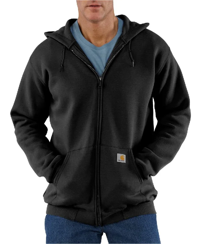 Carhartt Men’s Midweight Zipper Hooded Sweatshirt - Black