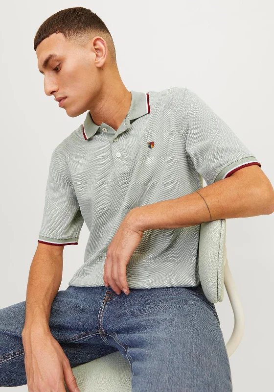 Jack & Jones Bluwin Polo Shirt, Lily Pad