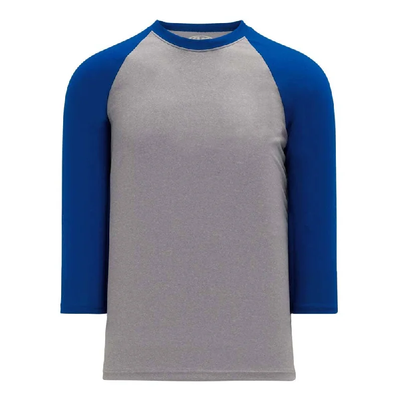 Classic 3-4 Sleeve Baseball Grey-Royal Shirt