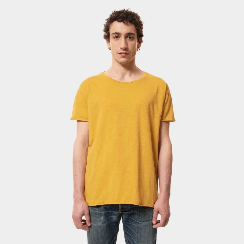 Roger Slub Tee (Saffron)