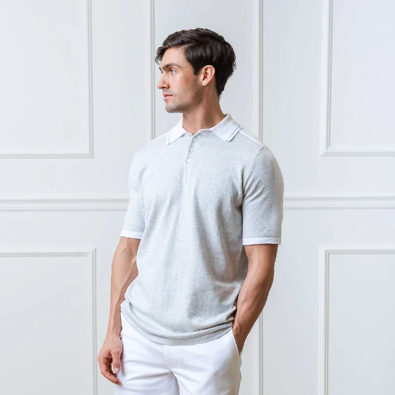 Short Sleeve Organic Sweater Polo