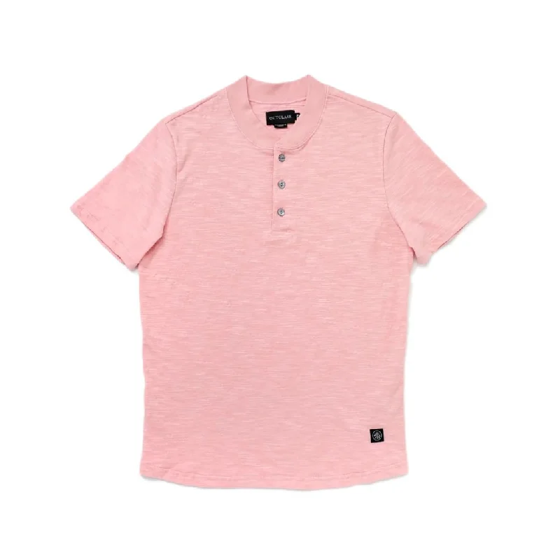 Slub S/S Henley (Rose)