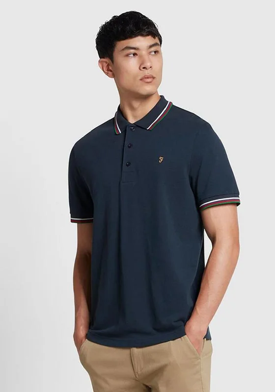 Farah Alvin Polo Shirt, True Navy