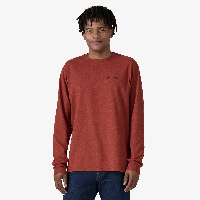 Men's Long-Sleeved Line Logo Ridge Responsibili-Tee