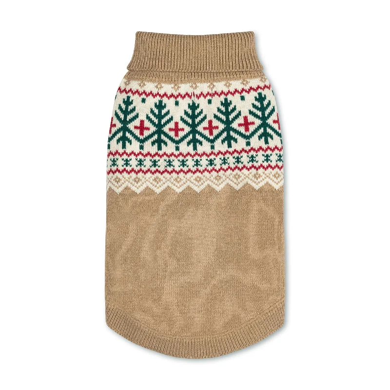 Fair Isle Dog Sweater