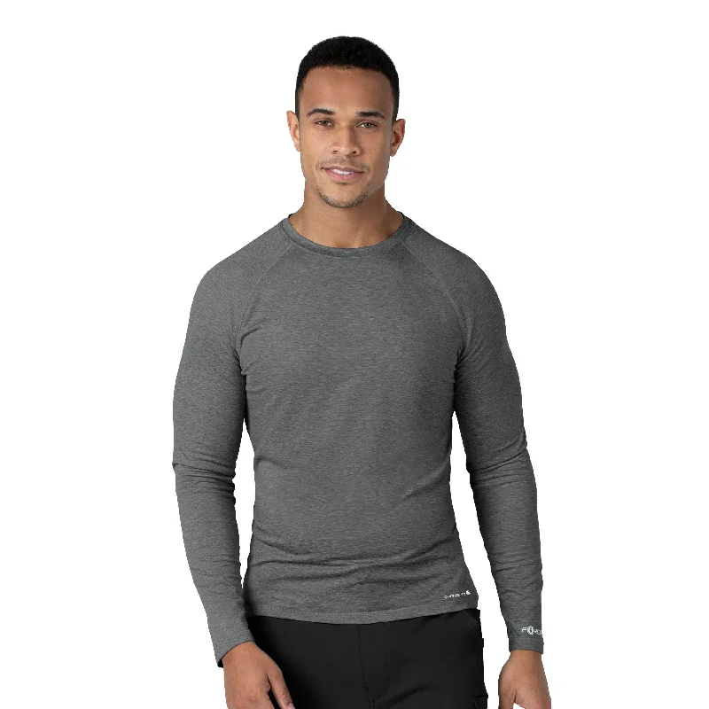 Carhartt Force Sub-Scrubs Men's Long Sleeve Tee - Pewter Heather