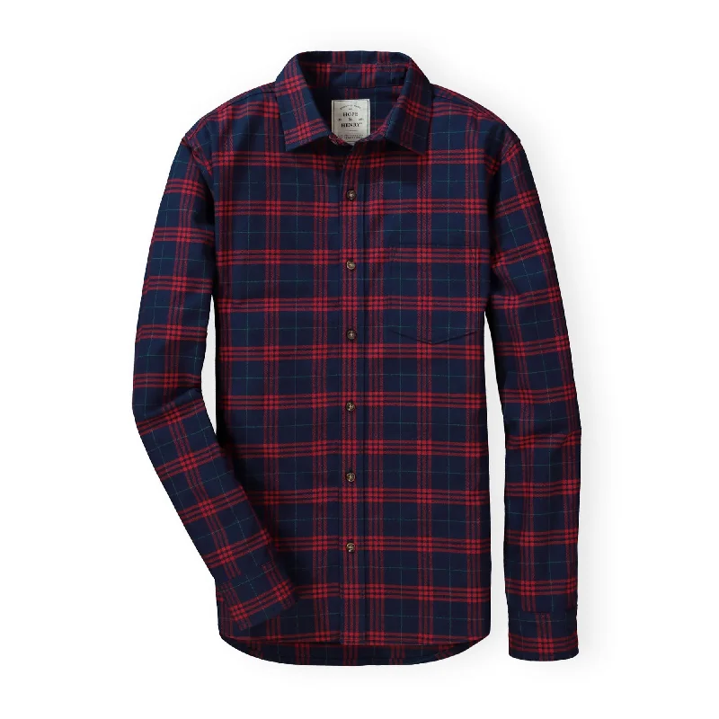 Brushed Flannel Button Down Shirt