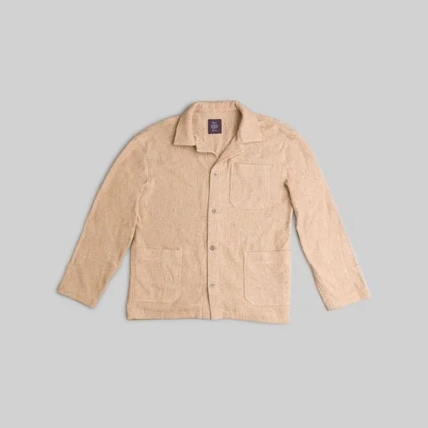 Handwoven Beige Workshirt