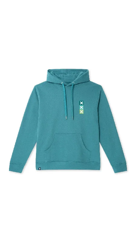 HOODIE SQUARE AMAZON GREEN