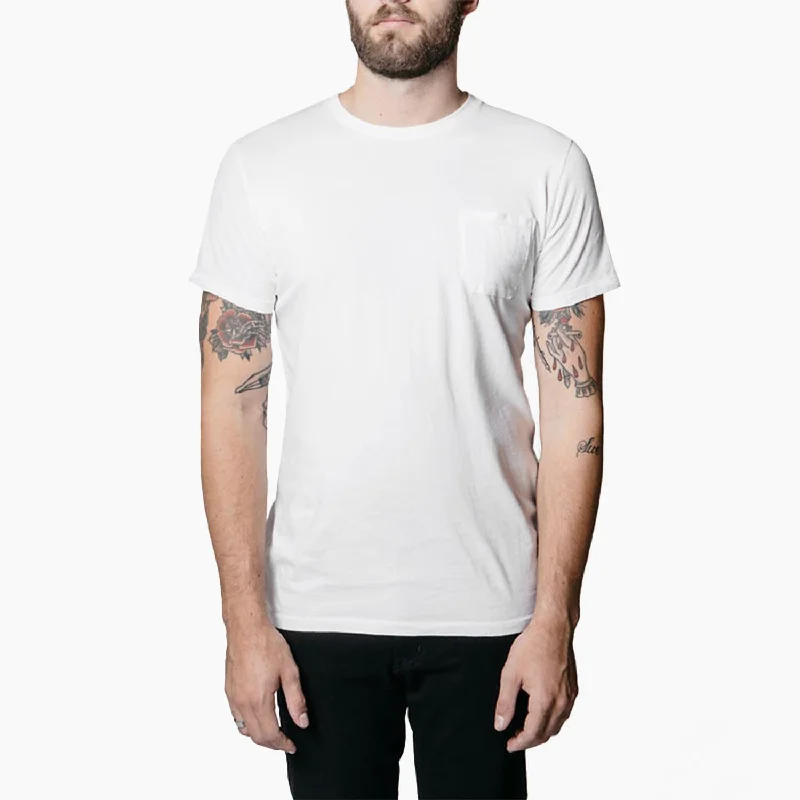 Crew Pocket Tee (White)