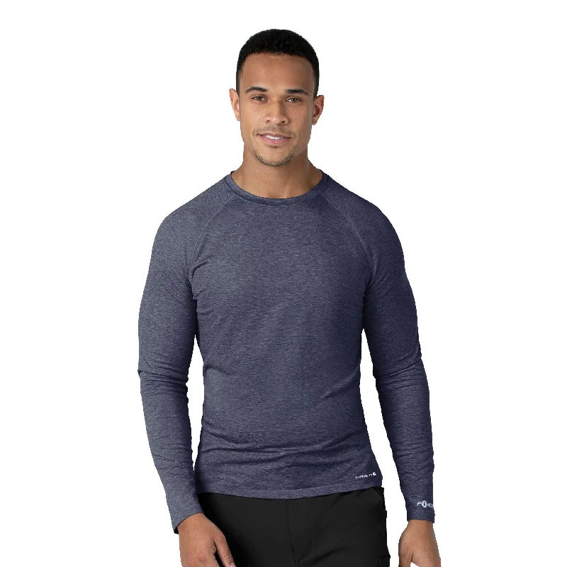 Carhartt Force Sub-Scrubs Men's Long Sleeve Tee - Navy Heather