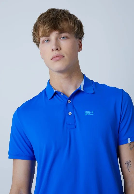 Tennis Poloshirt Herren & Jungen, kobaltblau