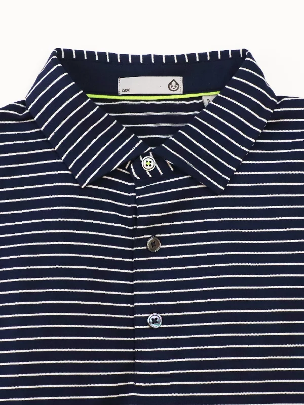 Cloud Lightweight Polo Brookline Stripe