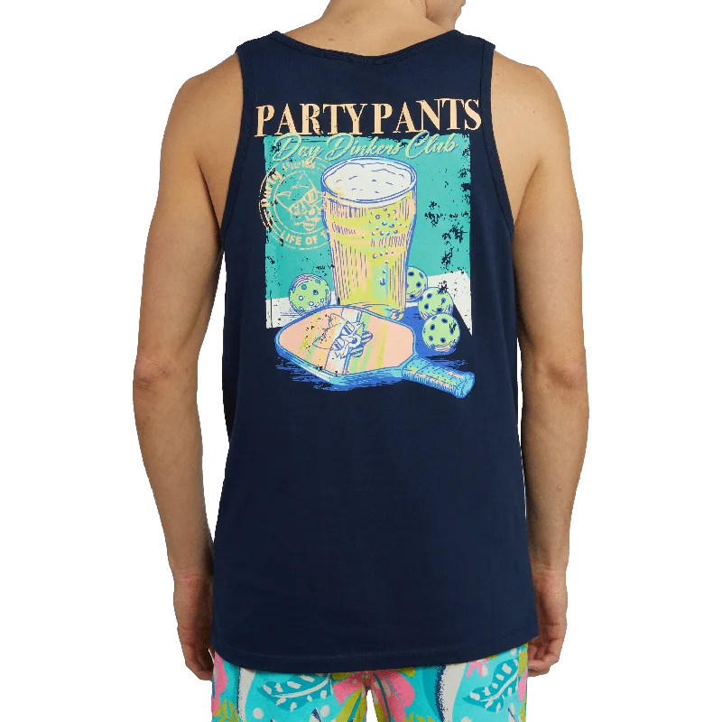 Day Dinkers Navy Tank Top