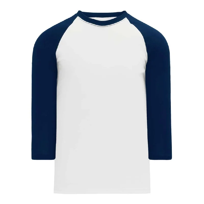 Classic 3-4 Sleeve Baseball White-Navy Shirt