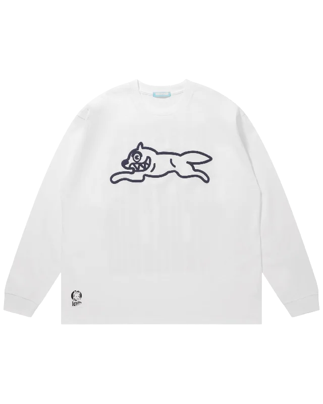 Cotton LS T-Shirt Running Dog