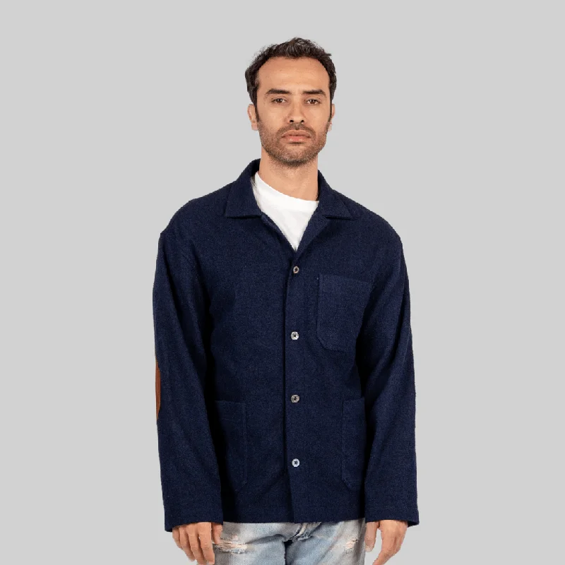 Handwoven Navy Workshirt