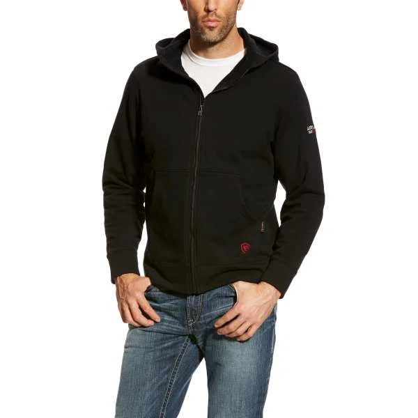 ARIAT FR DURASTRETCH FULL ZIP HOODED SWEATSHIRT