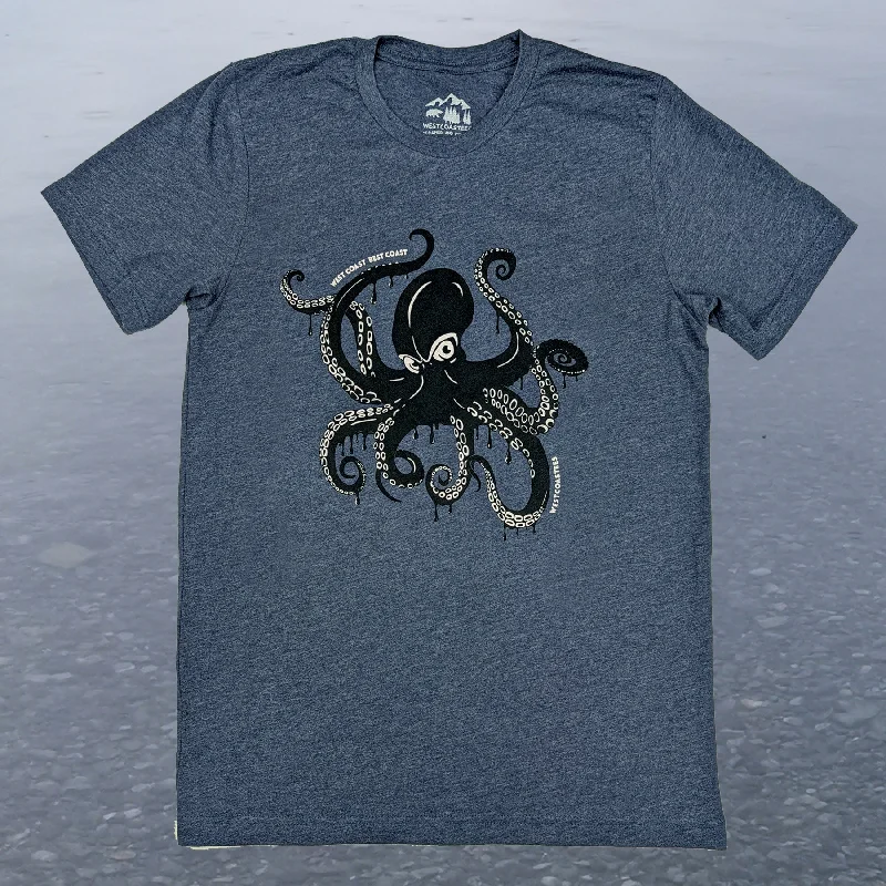 Adult Unisex Giant Pacific Octopus Graphic Tee