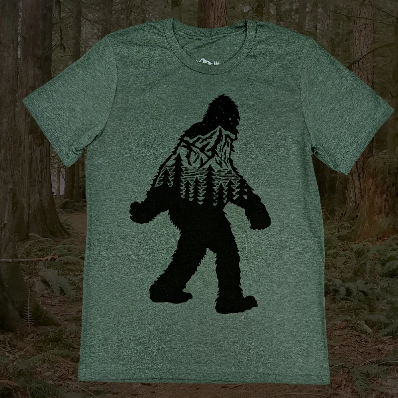 Adult Unisex Landscape Sasquatch Graphic Tee