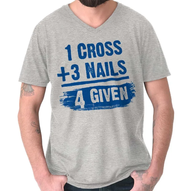 4 Given V-Neck T Shirt