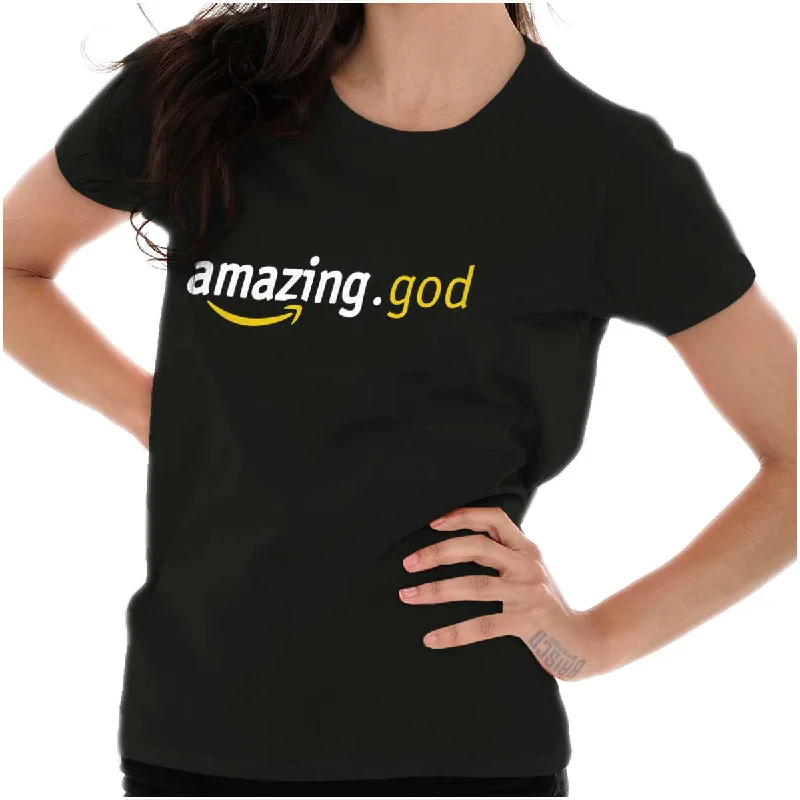 Amazing God Ladies T Shirt