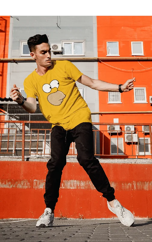 Bart Simpson Face - HALF-SLEEVE T-SHIRTS