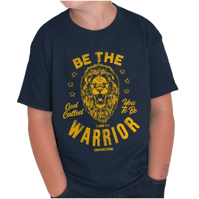 Be the Warrior Lion Youth T Shirt