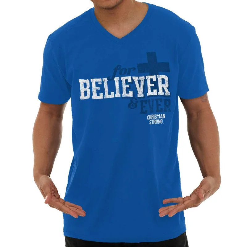 Believer V-Neck T Shirt