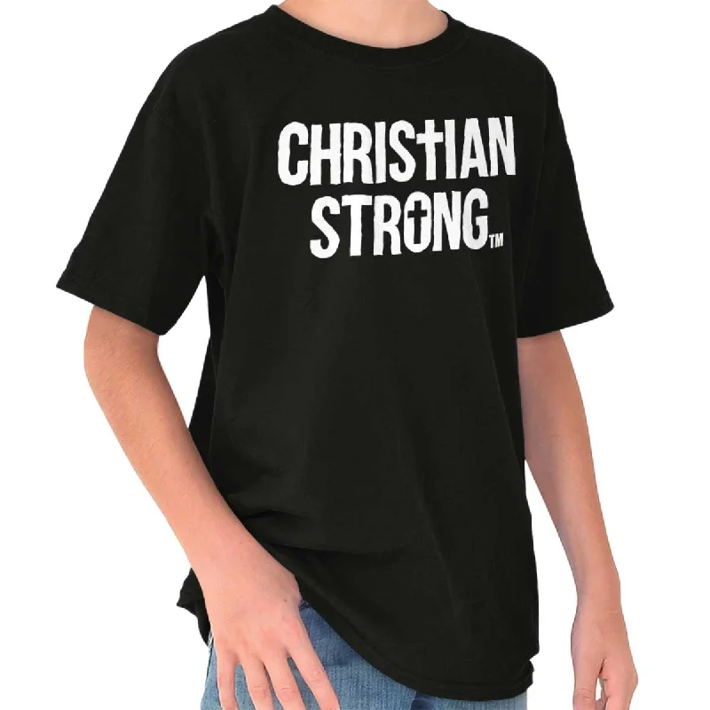 Christian Strong Logo Youth T-Shirt