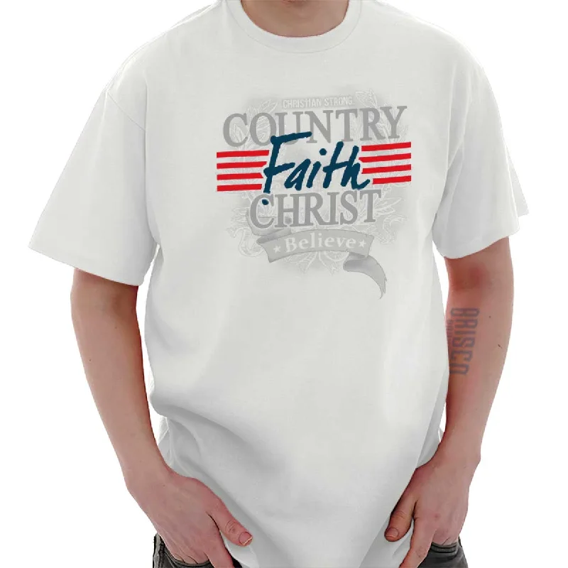 Country Faith Christ T Shirt