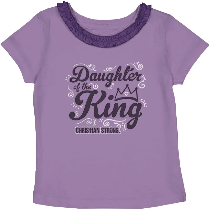 Daughter Of The King Toddler Ruffled Trim T-Shirt