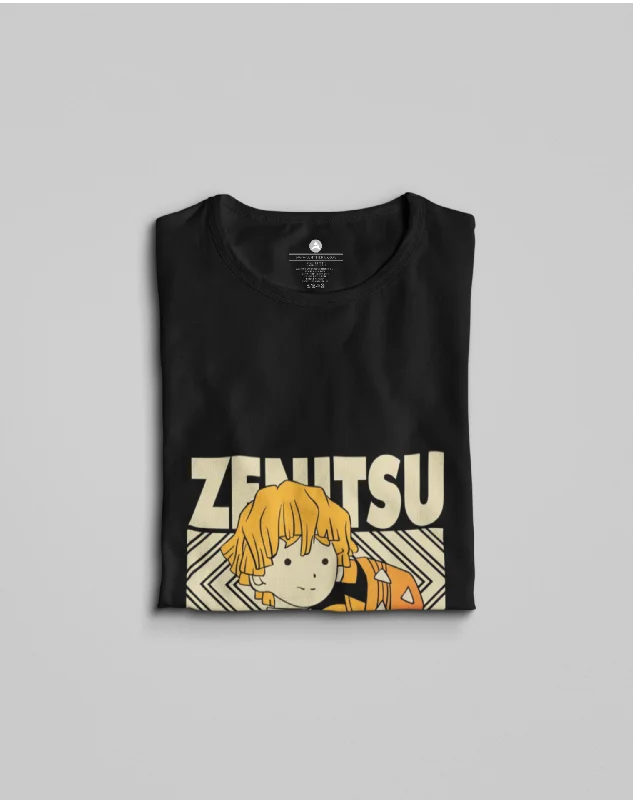 Demon Slayer-  Zenitsu- Anime- Regular Fit T-Shirts