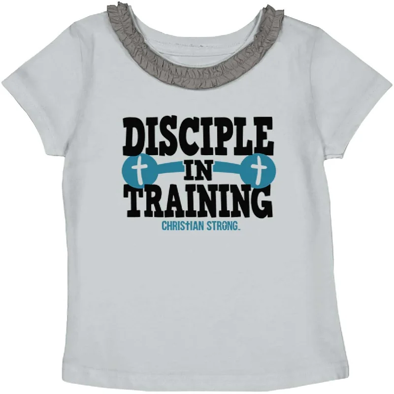 Disciple In Training Toddler Ruffled Trim T-Shirt