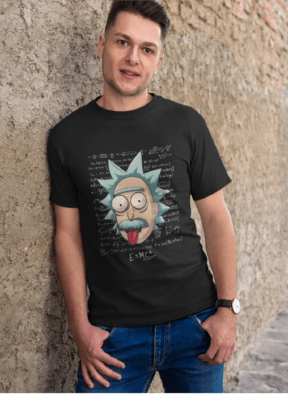 E = MC2 - RICK AND MORTY: HALF-SLEEVE T-SHIRTS