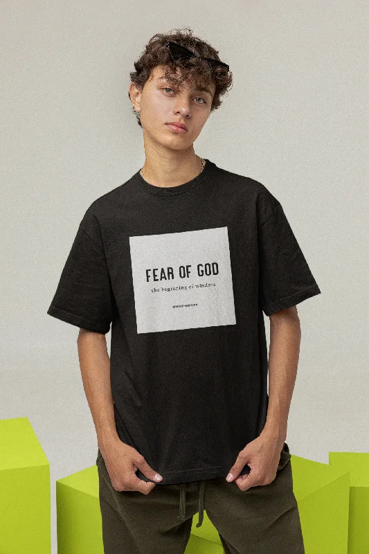 Fear of God: Aesthetic- HALF-SLEEVE T-SHIRTS