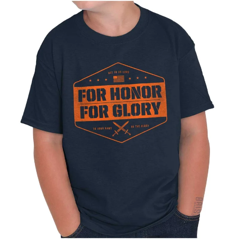 For Honor and Glory Youth T Shirt