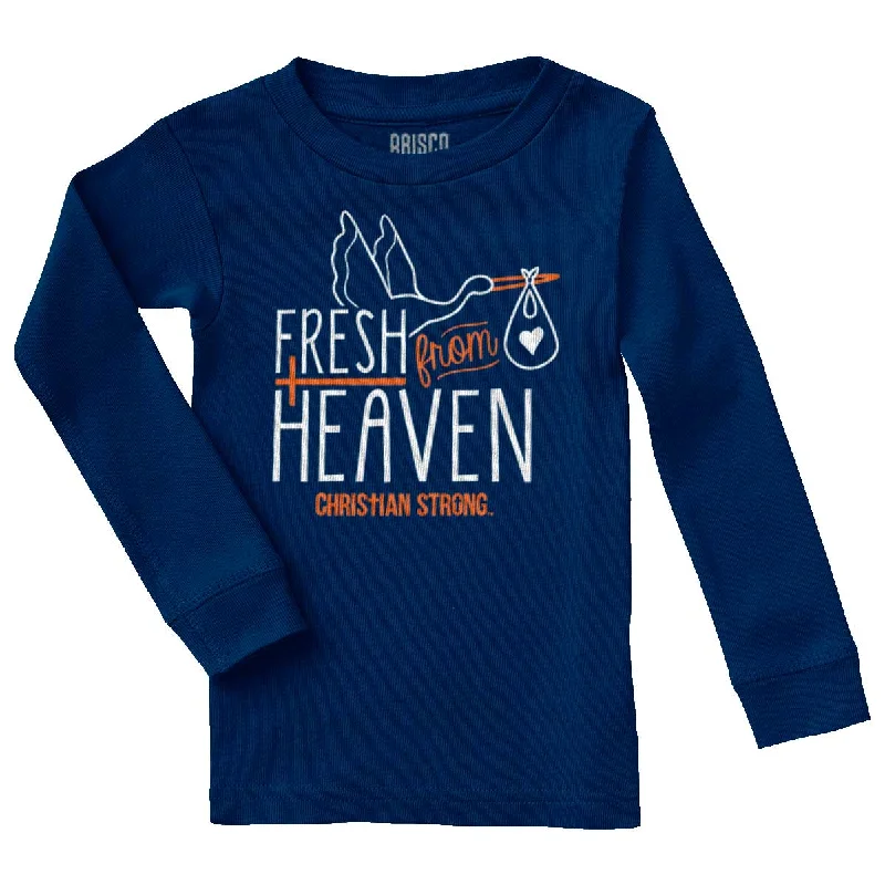 Fresh From Heaven Solid Long Sleeve T