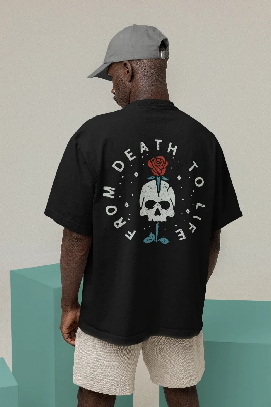 From Death To Life (Double Sided Print): Oversized T-SHIRT