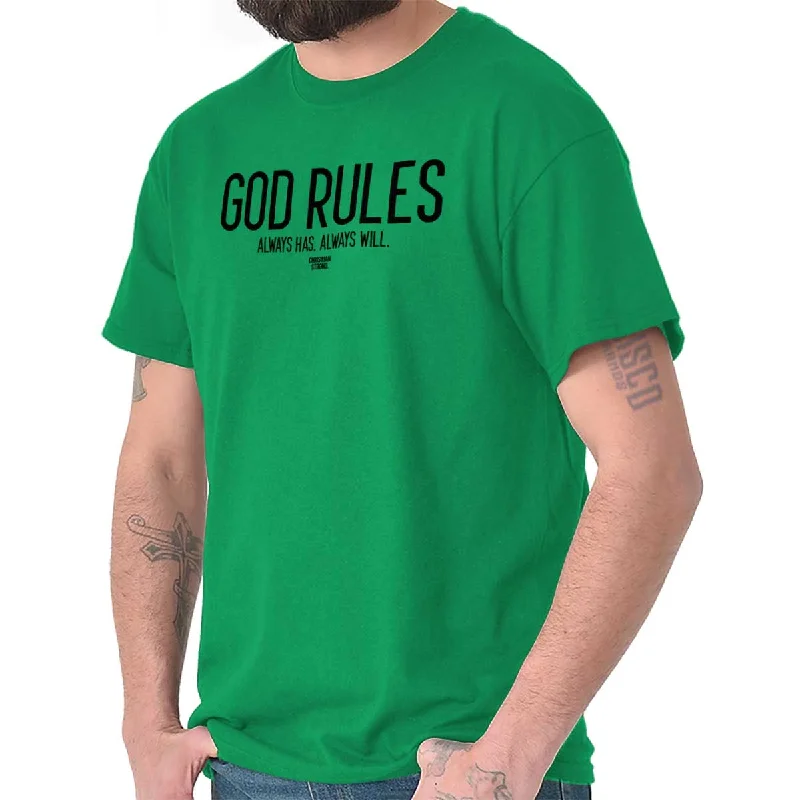 God Rules T Shirt