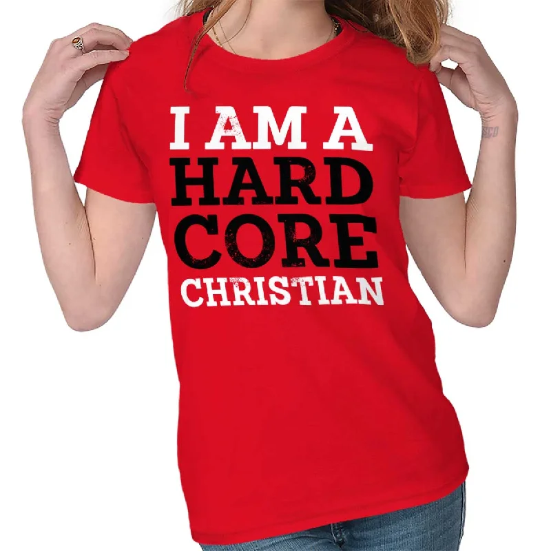 Hardcore Christian Ladies T Shirt