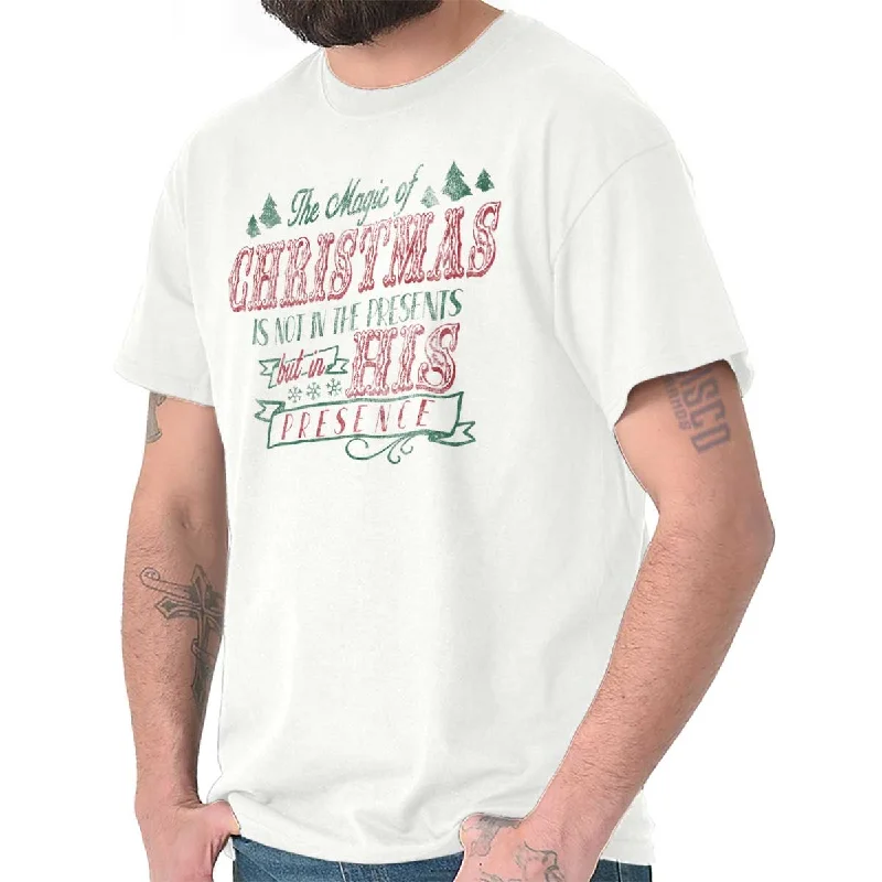 His Presence Christmas T Shirt