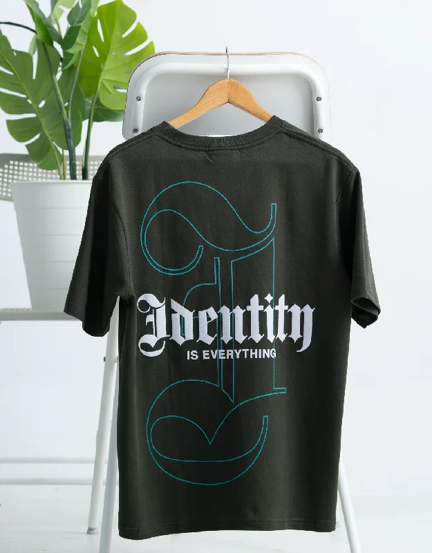 I-Identity | Identity is everything | Oversized |Green