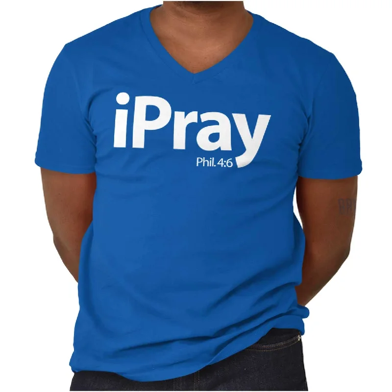 I Pray Philippians V-Neck T Shirt