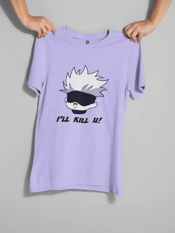 I'll Kill You: Jujutsu Kaisen: Anime- Oversized T-Shirts