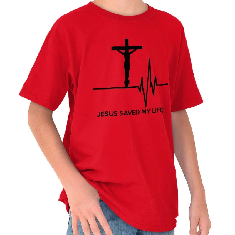 Jesus Saved My Life Youth T-Shirt