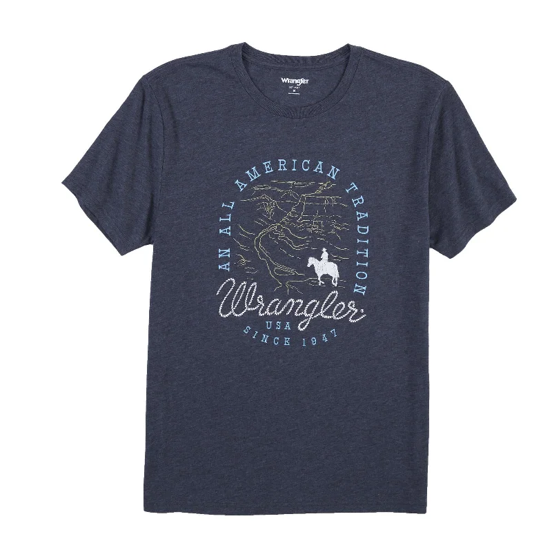 MENS CHARCOAL "COWBOY RIDGE" TSHIRT